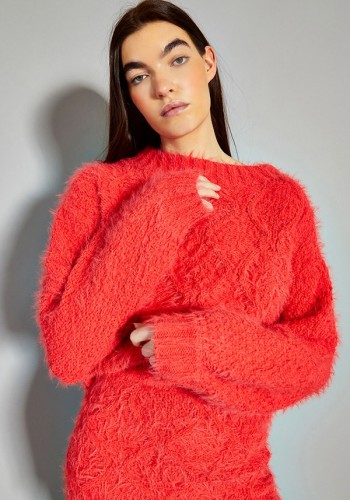 GLAMOROUS CORAL RED PULL 