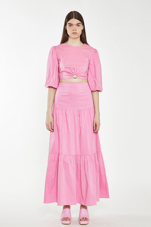 GLAMOROUS TOP BUBLEGUM PINK 