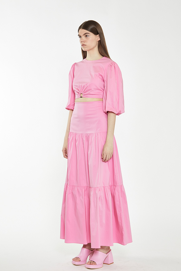 GLAMOROUS TOP BUBLEGUM PINK 