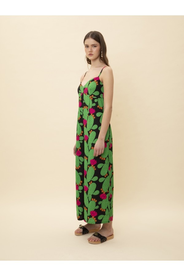 BUSTIER PRINTED FRAGKOSYKA JUMPSUIT