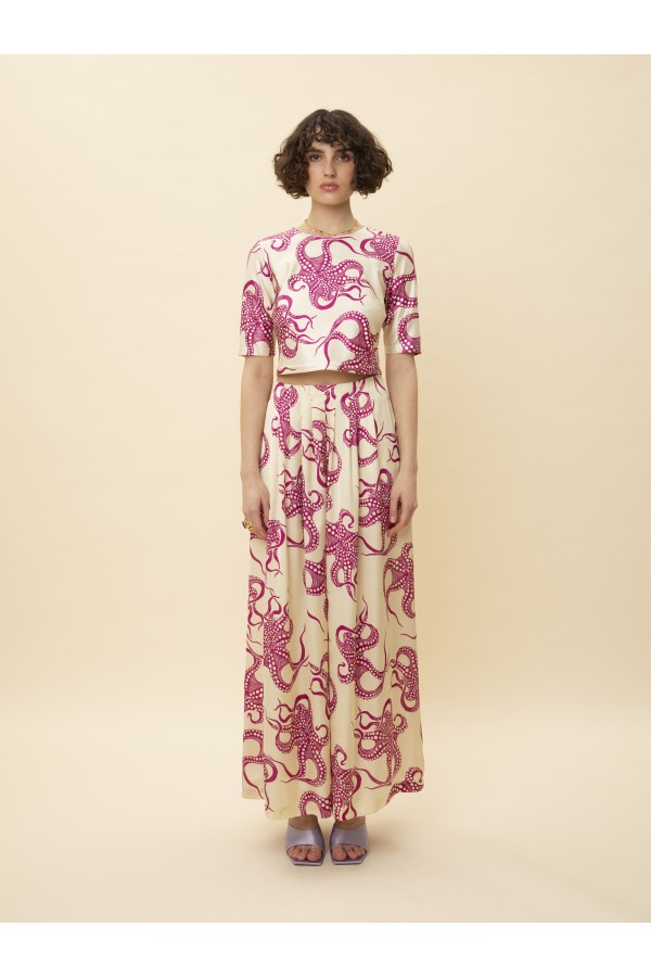 TOP CROPPED JERSEY OCTOPUS