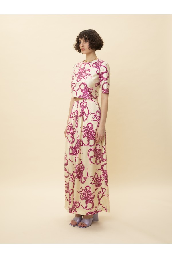 TOP CROPPED JERSEY OCTOPUS