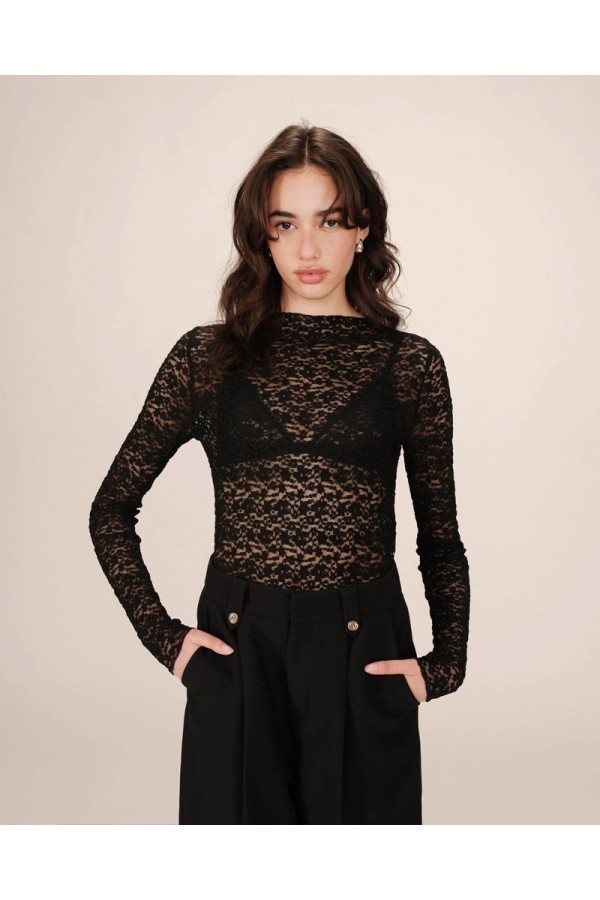 GRACE AND MILA ΜΠΛΟΥΖΑ SHADY BLACK