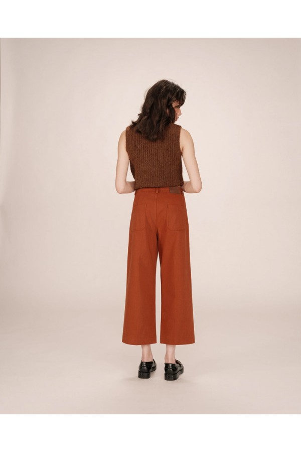 GRACE AND MILA ΠΑΝΤΕΛΟΝΙ SOLE CAMEL