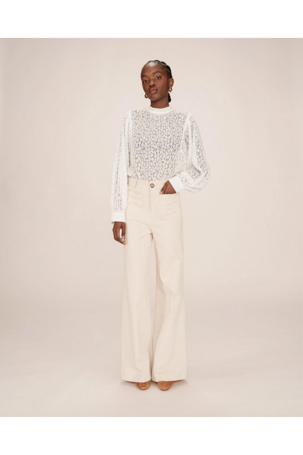 GRACE AND MILA ΠΑΝΤΕΛΟΝΙ SAMBA ECRU