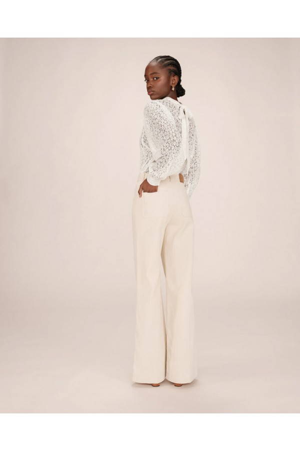 GRACE AND MILA ΠΑΝΤΕΛΟΝΙ SAMBA ECRU