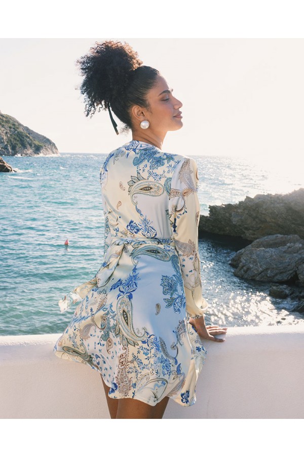 MERSEVI ELIT WRAP DRESS