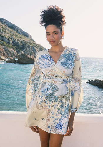 MERSEVI ELIT WRAP DRESS