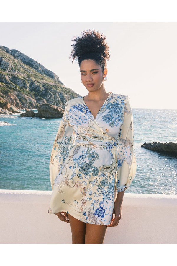 MERSEVI ELIT WRAP DRESS