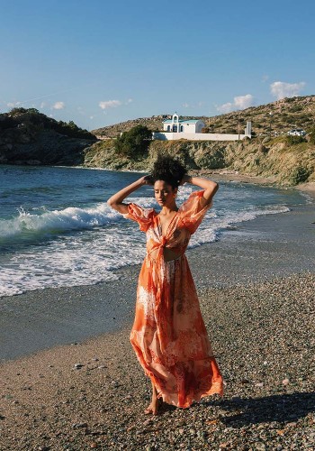MERSEVI AMBER MAXI DRESS