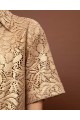 OVERSIZED KNITED SHIRT - BEIGE GOLD