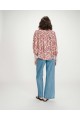 GRACE AND MILA LOOSE FLORAL BLOUSE WITH PUFF SLEEVES PECHE VEZIA