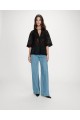 GRACE AND MILA ΠΟΥΚΑΜΙΣΟ STRAIGHT LACE VENDEL BLACK