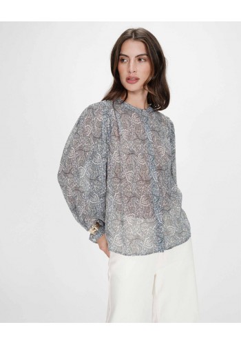 GRACE AND MILA ΠΟΥΚΑΜΙΣΟ STRAIGHT LACE VENDEL ECRU