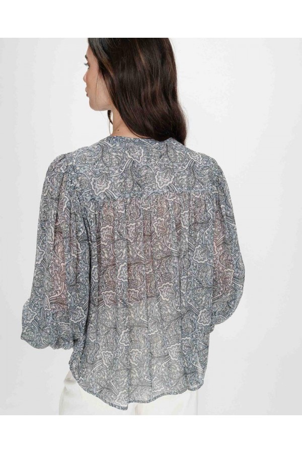 GRACE AND MILA ΠΟΥΚΑΜΙΣΟ STRAIGHT LACE VENDEL ECRU