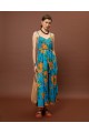 A-LINE MAXI DRESS TAPETSARIA AQUA