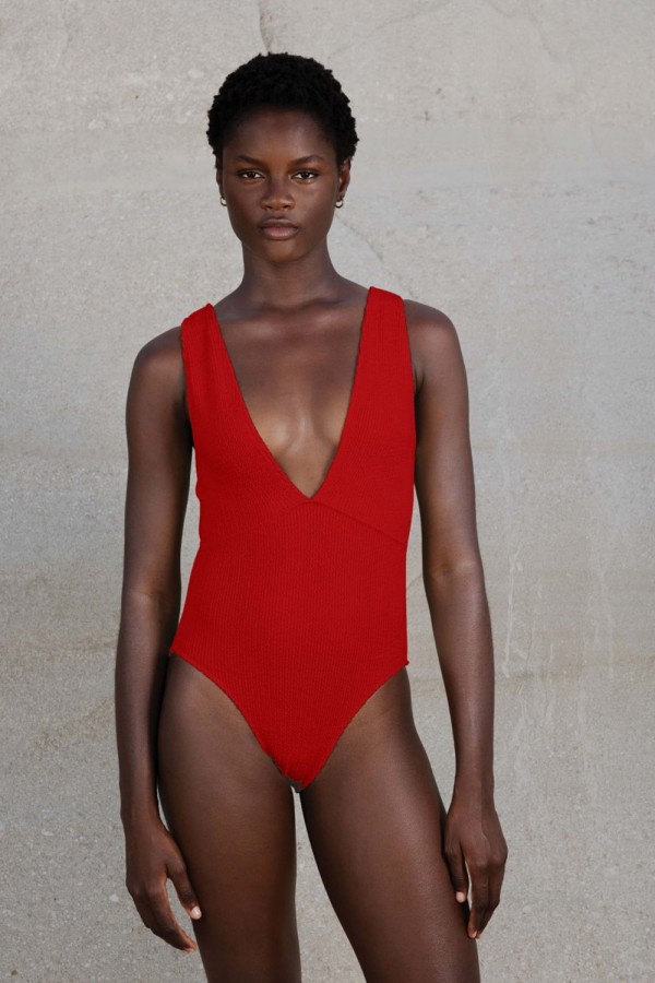 ARIEL - ONE SIZE One Piece Swimsuit - CHERRY