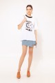 OVERSIZED T-SHIRT BFF WHITE