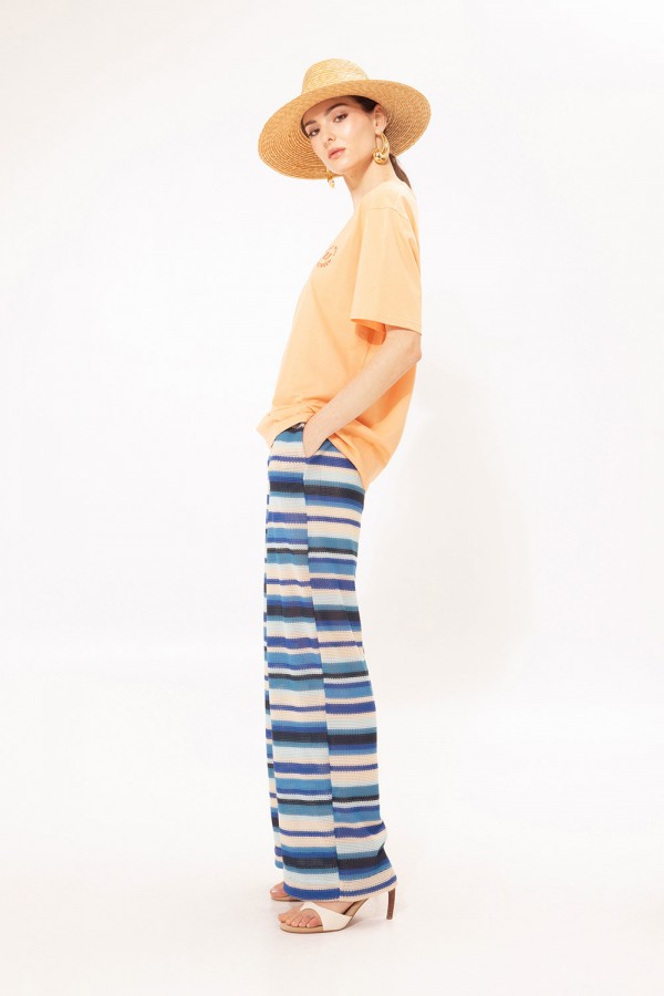 OVERSIZED STAMPED T- SHIRT SUN ORANGE