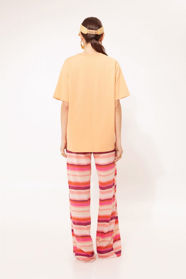 OVERSIZED T-SHIRT BFF PEACH