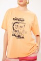 OVERSIZED T-SHIRT BFF PEACH