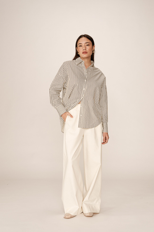 GRACE AND MILA ΠΟΥΚΑΜΙΣΟ PARSONS ECRU