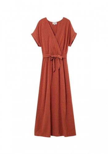 GRACE AND MILA ΦΟΡΕΜΑ POLLEN TERRACOTTA