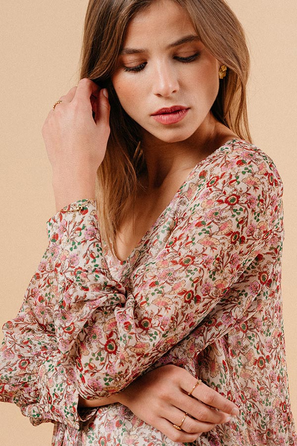 GRACE AND MILA ΦΟΡΕΜΑ MARLISE ECRU