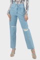 DIANA JEAN SUPER HIGH RISE MOM FIT BLUE STONEWASH